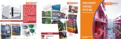 SpaceKraft Storage and Material Handling Systems - E-Brochure